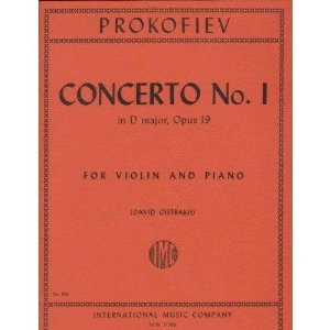 Prokofiev, Serge - Concerto No. 1 In D Major Op. 19. For Violin. by International Music Co